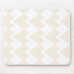 Einfaches, modernes Zickzack Pfeilbild Mousepad