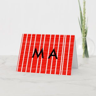 Einfaches Monogramm füge deinen Namensbuchstaben M