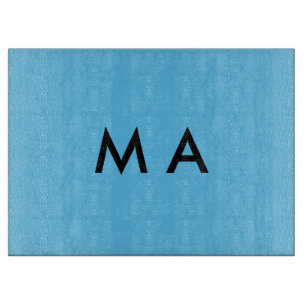 Einfaches Monogramm füge deinen Namensbuchstaben M Schneidebrett