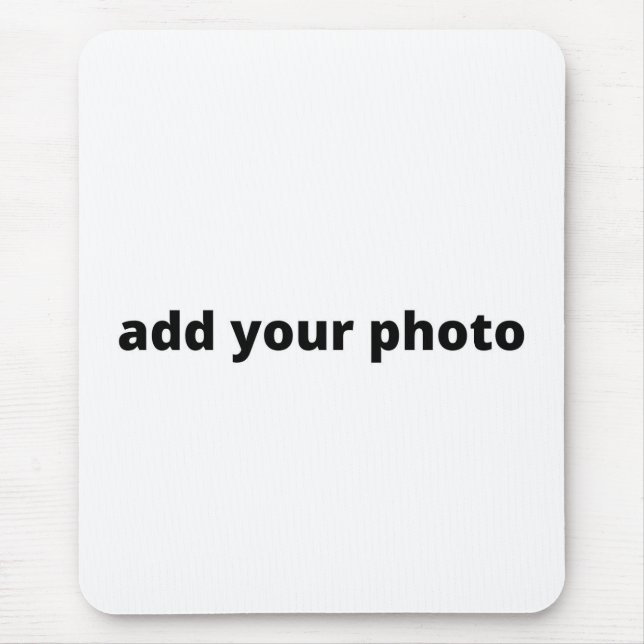 einfaches monogramm Logo, personalisiert Mousepad (Vorne)