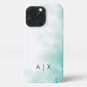 Einfaches monogrammiertes Paar-Name iPhone 13 Pro Hülle