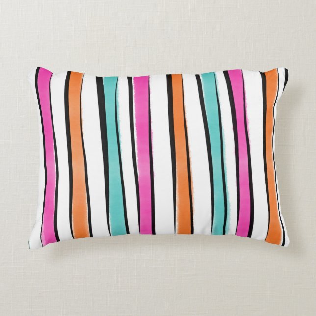 Einfaches Muster für Wasserfarben Zierkissen (Vorderseite)