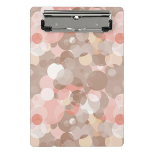 Einfaches Muster - Kreise Mini Klemmbrett