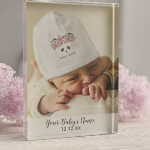 Einfaches Neues Baby Individuelles Kinderzimmer-Fo Fotoblock