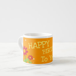 Einfaches Niedliche Geburtstag-Geschenk Espressotasse