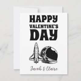 Einfaches Niedliches Herz Happy Valentines Day Cou