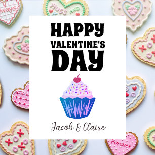 Einfaches Niedliches Herz Happy Valentines Day Cou