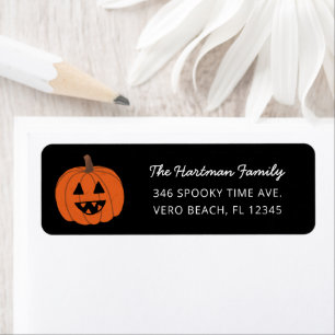 Einfaches Niedliches Jack-o-Lantern Pumpkin Hallow