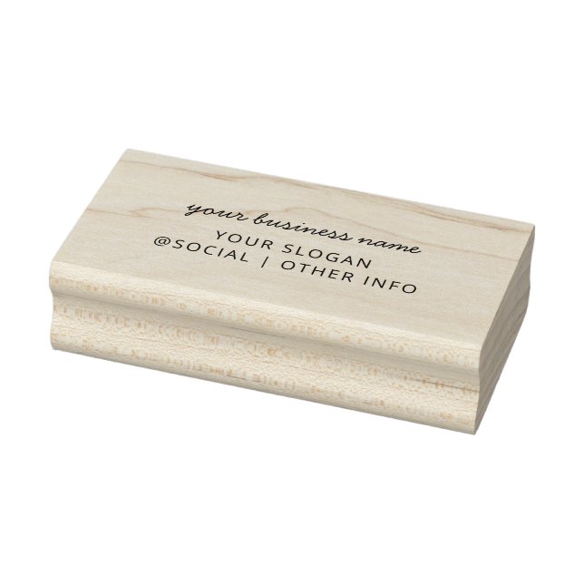 Einfaches Niedliches Skript | Werbeunternehmen Gummistempel (Stempel)