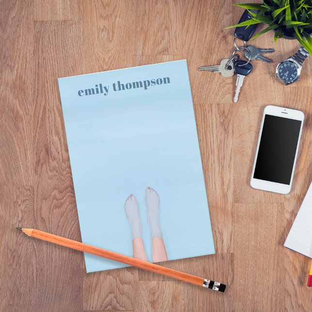 Einfaches Niedliches Sommerschwimmbad Post-it Klebezettel (Von Creator hochgeladen)