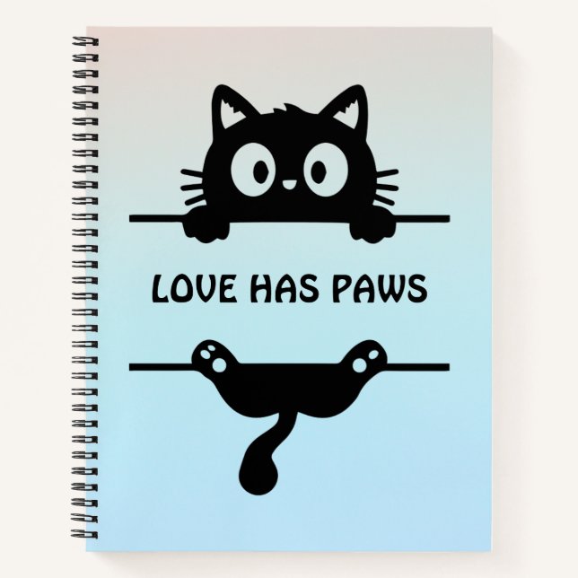 Einfaches Notizbuch Journal | Katzenmutter | Katze (Vorderseite)