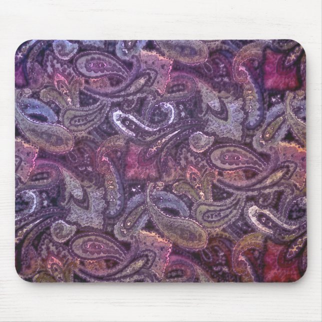 Einfaches Paisley 3 Mousepad (Vorne)