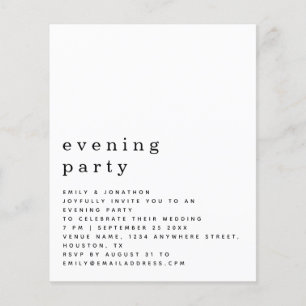 Einfaches Party für Hochzeiten von Abenden im HAUS