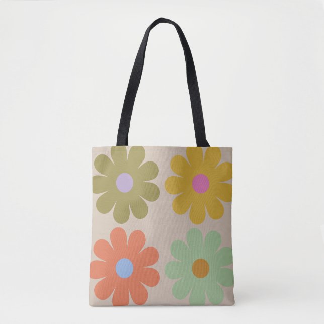 Einfaches Pastell-Vintage-Blumenmuster (Vorderseite)