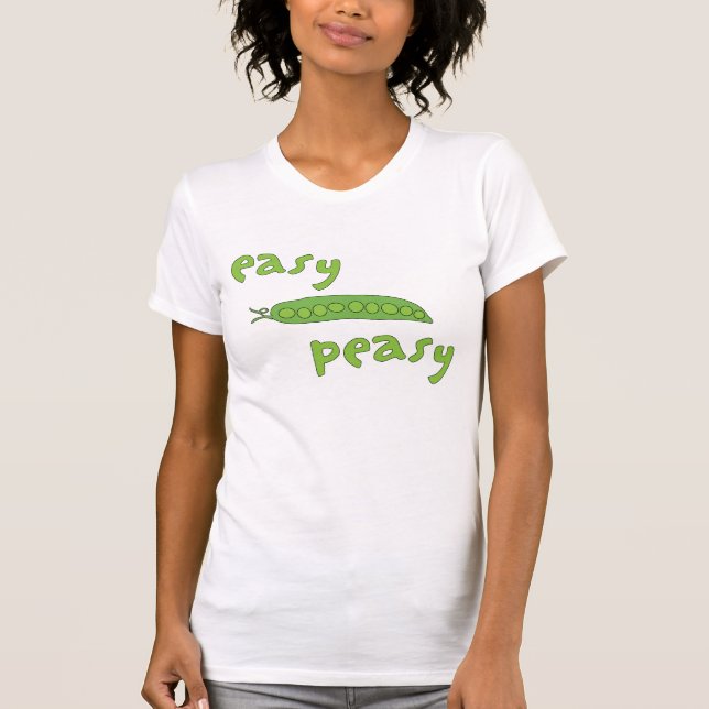 Einfaches Peasy T-Shirt (Vorderseite)
