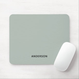 Einfaches personalisiertes Asche- und Namensmonogr Mousepad