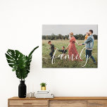 Einfaches Personalisiertes Foto für moderne Skript Künstlicher Leinwanddruck<br><div class="desc">Erstellen Sie Ihre eigene personalisierte Wohngestaltung. Fügen Sie einfach Ihr eigenes Foto hinzu.</div>