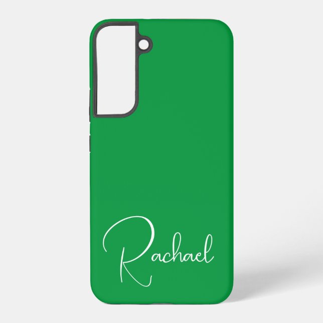 Einfaches Personalisiertes Samsung Galaxy Case Hülle (Rückseite)