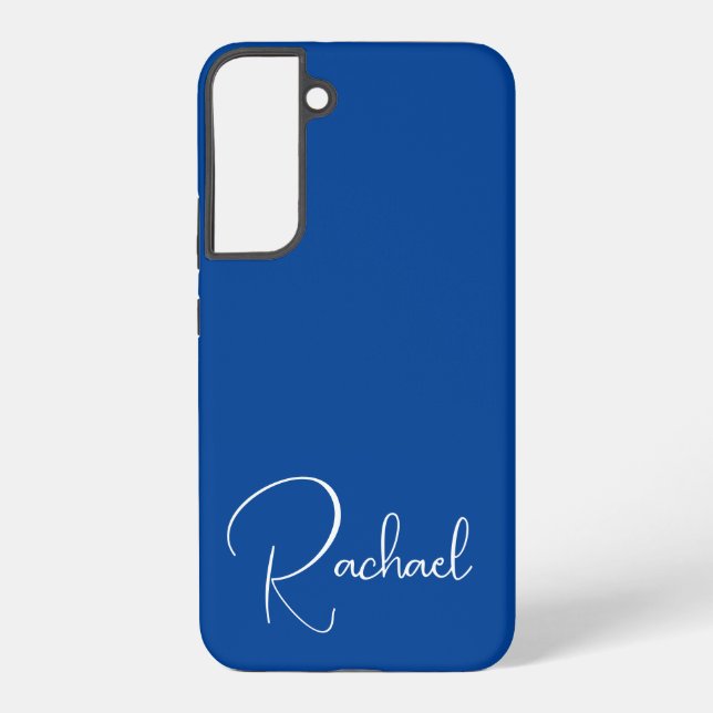 Einfaches Personalisiertes Samsung Galaxy Case Hülle (Rückseite)