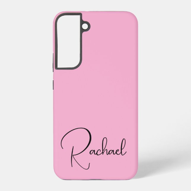 Einfaches Personalisiertes Samsung Galaxy Case Hülle (Rückseite)