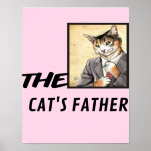 Einfaches Plakatangebot für Katzenliebhaber Poster