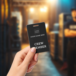 Einfaches Professionelles Ereignis Konferenz Konze Ausweis