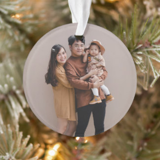 Einfaches professionelles Foto-Acryl-Kreis Ornament