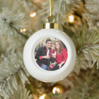 Einfaches professionelles Foto Keramik Kugel-Ornament