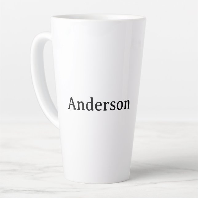 Einfaches professionelles Geschäft 17 oz groß  Milchtasse (Linke Ecke)
