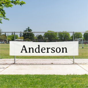 Einfaches professionelles Geschäft 2,5' x 12' Outd Banner