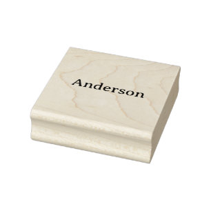 Einfaches professionelles Geschäft 6,35 cm x 6,35 Gummistempel