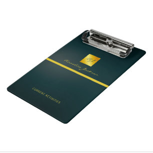 Einfaches professionelles Markenlogo Mini Klemmbrett
