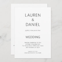 Einfaches QR Code Schwarz-Weiß-Hochzeit