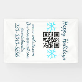 Einfaches QR-Code, um den Klassiker Ihres Namens h Banner