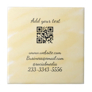 Einfaches QR-Code, um den Klassiker Ihres Namens h Fliese