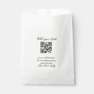 Einfaches QR-Code, um den Klassiker Ihres Namens h Geschenktütchen