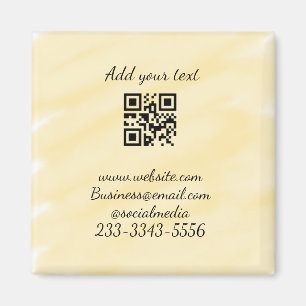 Einfaches QR-Code, um den Klassiker Ihres Namens h Magnet