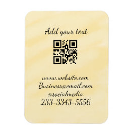 Einfaches QR-Code, um den Klassiker Ihres Namens h Magnet