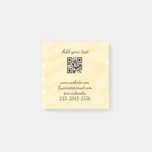 Einfaches QR-Code, um den Klassiker Ihres Namens h Post-it Klebezettel
