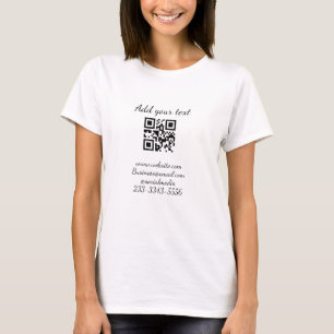 Einfaches QR-Code, um den Klassiker Ihres Namens h T-Shirt