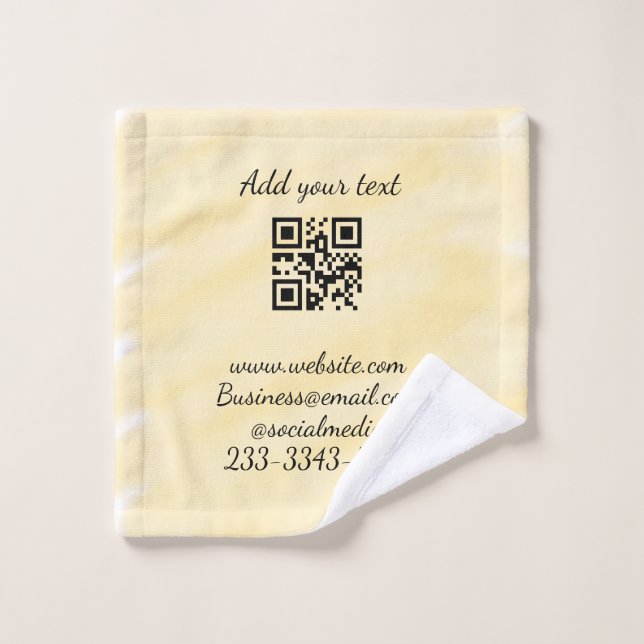 Einfaches QR-Code, um den Klassiker Ihres Namens h Waschlappen (Waschlappen)