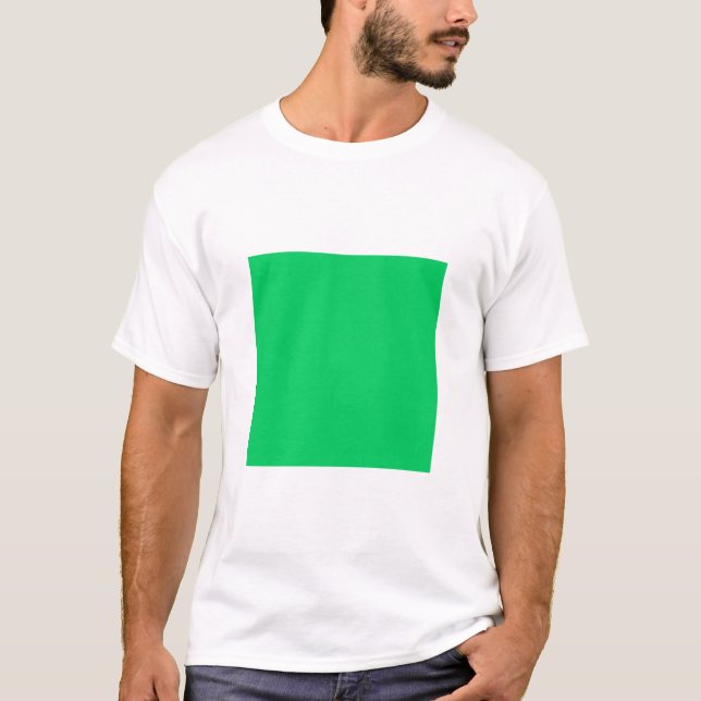 Einfaches Quadrat - hellgrün T-Shirt (Vorderseite)