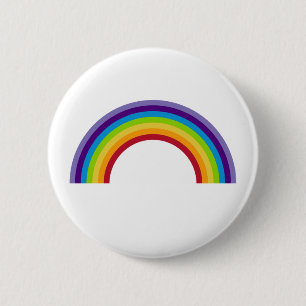Einfaches Regenbogen-Knopf-Abzeichen Button
