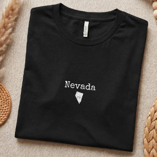 Einfaches Retro-Touristen-Design für Nevada T-Shirt