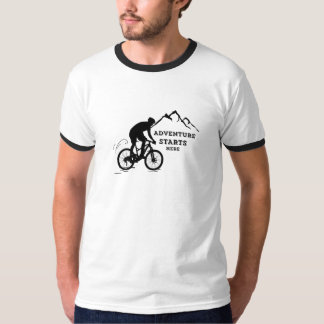 Einfaches Ringer-T-Shirt T-Shirt