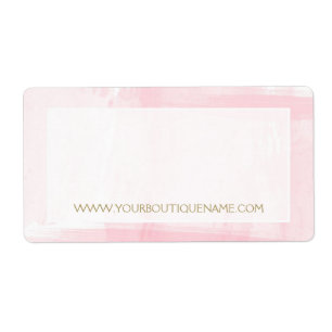 Einfaches rosa Goldwatercolor-Butike-Produkt