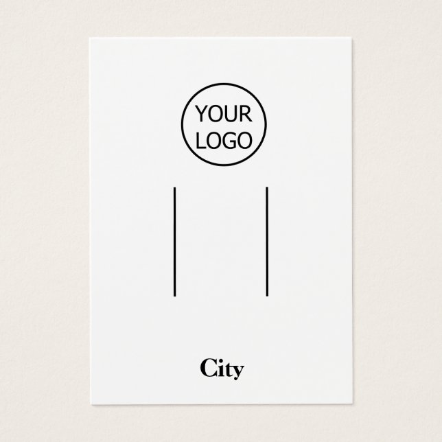 einfaches Rosa Hinzufügen Ihres Logos, benutzerdef (Vorderseite)