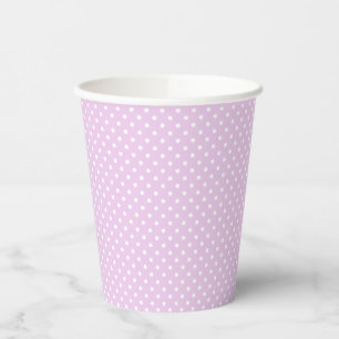Einfaches Rosa Mädchen Baby Shower Punkte Pappbecher