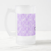 Einfaches rosa schwarzes Wasserfarb-Design mit Ihr