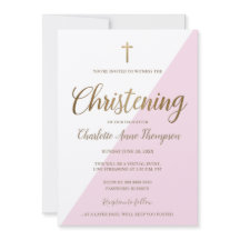 Einfaches Rosa Weißes Gold Cross Virtual Christeni